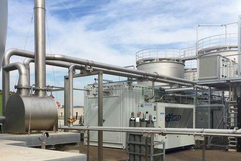 Une installation de biogaz d’Energie 360°