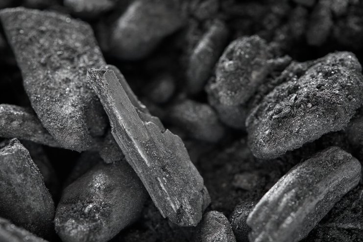 Schwarze Biokohle