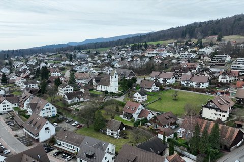 Luftaufnahme Gemeinde Buchs