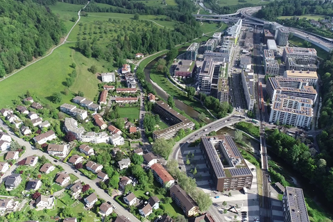 Luftbild von Leimbach