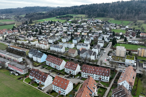Luftaufnahme Gemeinde Dällikon