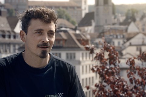 Marc Descloux, Netzmonteur bei Energie 360°