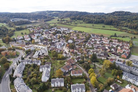 Luftbild von Urdorf