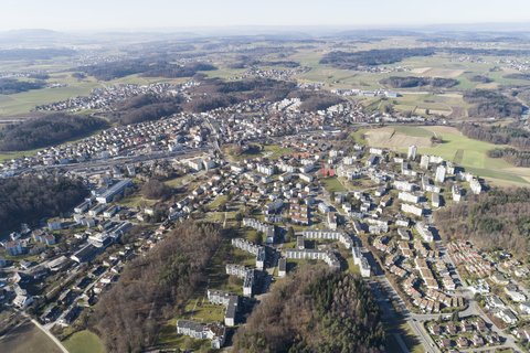 Luftaufnahme  Gemeinde Illnau-Effretikon
