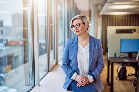 Ana-Marija Vasic dans le bureau d’Energie 360°