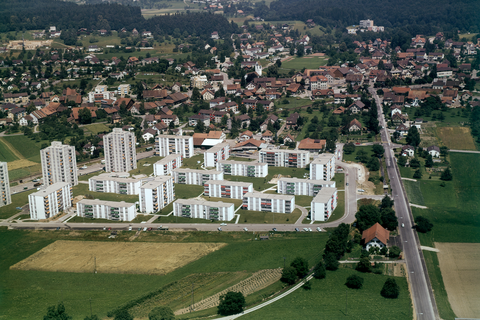 Pour son approvisionnement durable en chaleur, le lotissement Auenring à Bassersdorf mise sur un contracting d’exploitation d’Energie 360°