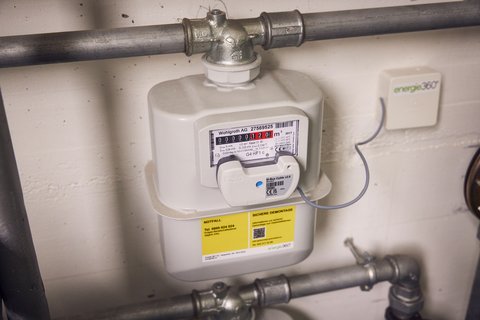 Compteur intelligent installé sur une installation