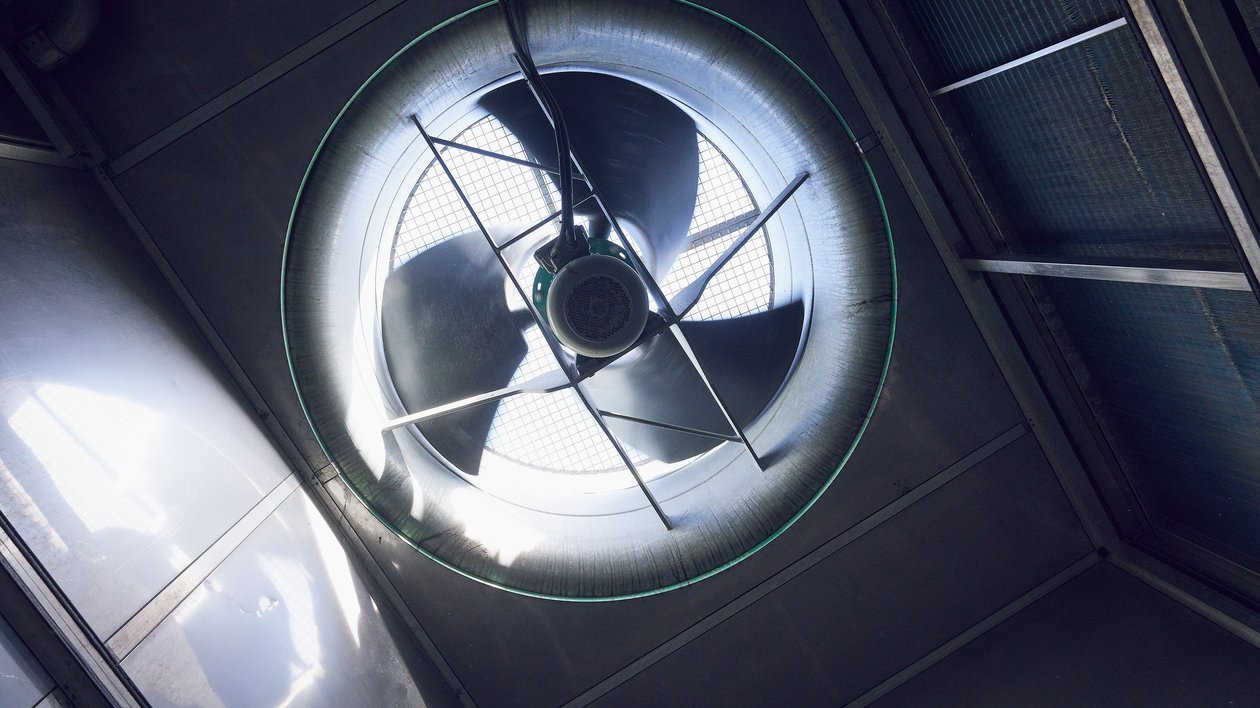 Ventilateur de l’aéroréfrigérant de la clinique Schulthess