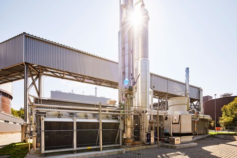 Installation de biogaz à Werdhölzli