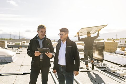 Solaranlagen auf dem Dach